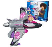 La Patrulla Canina: la superpelícula, avión de Rescate transformable con una Figura de acción de Skye de los Mighty Pups, Luces y Sonidos, Juguetes para niños y niñas a Partir de 3 años