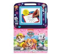 Paw Patrol La Patrulla Canina Niñas Lee y Dibuja - Recursos de aprendizaje para niños, una pizarra magnética, un lápiz fácil de usar, libro de cuentos de 22 páginas