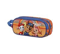 Paw Patrol La Patrulla Canina Paweome-Estuche Portatodo 3D Doble, Naranja, 22 x 9.5 cm