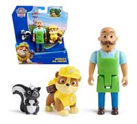 Paw Patrol La Patrulla Canina, Set de Figuras de Rubble y el Sr. Porter con Figura de Mofeta, Juguetes para niños y niñas a Partir de 3 años