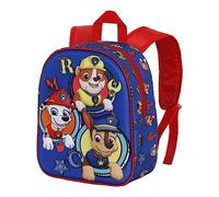 Paw Patrol La Patrulla Canina Works-Mochila 3D Mini, Azul, 20.5 x 25.5 cm, Capacidad 5 L