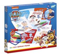 PAW PATROL - Lápices en aerosol que cambian de color para niños - Juego de pintura mágica con plantillas, dibujo creativo y diversión para colorear a partir de 4 años