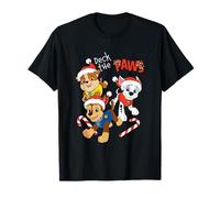 Paw Patrol Marshall Chase Rubble Santa Cap Camiseta