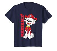Paw Patrol Marshall Fire Rescue Hero Adventure Bay Pup Retro Camiseta