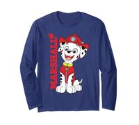 Paw Patrol Marshall Fire Rescue Hero Adventure Bay Pup Retro Manga Larga