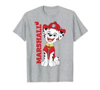 Paw Patrol Marshall Fire Rescue Hero Adventure Bay Retro Cachorro Camiseta