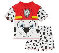 Paw Patrol Marshall Patrulla Canina - Pijama de Manga Corta para Niños - 100% Algodón - 4-5 Años: 110cm