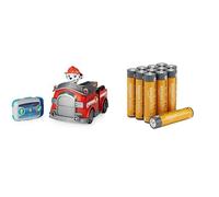 Paw Patrol Marshall RC, Coche Bomberos, 3+ años, & Pilas AAA Alcalinas Amazon Basics 12 Unidades, 10 años