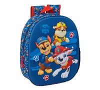 PAW PATROL - Mochila Escolar, con Diseño 3D, Ideal para Niños de Diferentes Edades, Cómoda y Versátil, Calidad y Resistencia, 27x10x33 cm