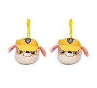 Paw Patrol Monedero de personajes de escombros, paquete de 2 llaveros para niños, White, S, Cartera