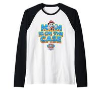 Paw Patrol Mother's Day Mom Is On The Case Camiseta Manga Raglan