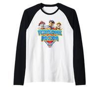 Paw Patrol Mother's Day Pawsome Mom Camiseta Manga Raglan