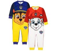 Paw Patrol Onesie 2 Pack Ninos Nitchers Chase Marshall Todo en un Pijama