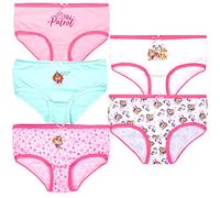 Paw Patrol - Paquete de 5 bragas para niñas - Bragas 100% algodón - Variedad de diseños de Patrulla Canina con personajes - 5/6 años rosa, rosa, 5-6 Años