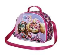 Paw Patrol Patrulla Canina, Bolsa Portamerienda 3D, 25.5 x 20 cm, Rosa Mighty