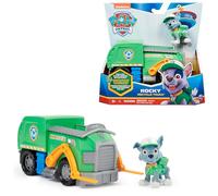 Paw Patrol Patrulla Canina - Camión de Reciclaje y Figura Rocky - Camión Juguete con Figura Rocky - Patrulla Canina Juguetes - 6068854 - Juguetes Niños 3 Años + Regalo Niño 3 Años +