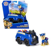 Paw Patrol Patrulla Canina Chase y Coche de Policía Juguetes niños +3 | Coche de Policía Chase de 15 cm y figura de Chase para recrear las aventuras de Patrulla Canina. Para niños desde 3 años.