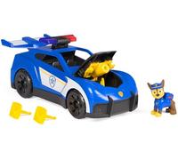 Paw Patrol Patrulla Canina - Coche de Policía de Chase Search & Rescue con Luces, Sonidos y Lanzadera Oculta - Patrulla Canina Juguetes, Regalo Niño 3 años +, Juguetes Niños 3 años