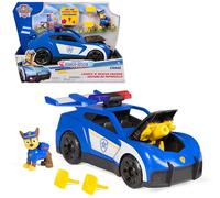 Paw Patrol Patrulla Canina - Coche de Policía de Chase Search & Rescue Luces, Sonidos y Lanzadera Oculta - Patrulla Canina Juguetes, Regalo Niño 3 años +, Juguetes Niños 3 años +
