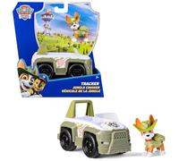 Patrulla Canina - Coche Jungle Cruiser Y Figura Tracker: Coche Todoterreno de Juguete con Figura Tracker - Patrulla Canina Juguetes - 6069071 - Juguetes Niños 3 Años + - Regalo Niño 3 Años +