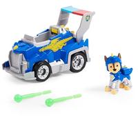 Paw Patrol Patrulla Canina - Coche TRANSFORMABLE Rescue Knights + Figura Chase - Patrulla Canina Coche de 15 cm con 1 Figura de Chase - 6063584 - Juguetes Niños 3 Años +