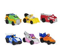 PAW PATROL Patrulla Canina - COCHES Patrulla Canina TRUE METAL DE LA PELÍCULA - Pack de 6 Coches de Juguetes Patrulla Canina Coleccionables de Metal a escala 1:55 - 6060428 - Juguetes Niños 3 Años +