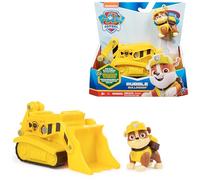 Paw Patrol Patrulla Canina - Excavadora Y Figura Rubble - Excavadora Juguete para Niños con Figura Rubble Patrulla Canina - 6069057 - Juguetes Niños 3 Años +