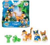 Patrulla Canina - Figuras DE ACCIÓN Jungle PUPS: Chase, Tracker y Tiger con Lanzador de Proyectiles - 6068629 - Patrulla Canina Juguetes - Juguetes Niños 3 Años + - Regalo Niño 3 Años +