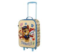 Paw Patrol Patrulla Canina-Maleta Trolley Soft 3D, 17 x 33 x 52 cm, Capacidad 26 L, Azul Friendship