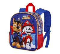 Paw Patrol Patrulla Canina-Mochila 3D Pequeña, 26 x 31 cm, Capacidad 8.5 L, Multicolor Duty