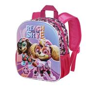 Paw Patrol Patrulla Canina-Mochila 3D Pequeña, 26 x 31 cm, Capacidad 8.5 L, Rosa Mighty