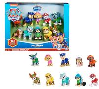 PAW Patrol PATRULLA CANINA - Pack 10 Figuras de Patrulla Canina Juguetes Coleccionables, 10º Aniversario - 6065255 - Juguetes Niños 3 Años + - Regalo Niño 3 Años +