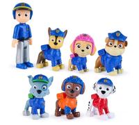 Paw Patrol Patrulla Canina - Pack 7 Figuras de Rescate Search & Rescue: Chase, Marshall, Skye, Rubble, Rocky, Zuma y Ryder - Patrulla Canina Juguetes, Regalo Niño 3 años +, Juguetes Niños 3 años