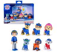 Paw Patrol Patrulla Canina - Pack 7 Figuras de Rescate Search & Rescue: Chase, Marshall, Skye, Rubble, Rocky, Zuma y Ryder - Patrulla Canina Juguetes, Regalo Niño 3 años +, Juguetes Niños 3 años