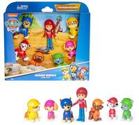 Paw Patrol Patrulla Canina - Pack 7 Figuras Rescue Wheels: Ryder, Chase, Marshall, Skye, Rubble, Rocky y Zuma - Patrulla Canina Juguetes - Regalo Niño 3 años + - 6070443 - Juguetes Niños 3 años +