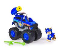Paw Patrol Patrulla Canina - Pack Figura Chase Rescue Wheels Coche Policía Lanza Proyectiles - Patrulla Canina Juguetes - Juguetes Niños 3 años + - Regalo Niño 3 años +