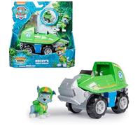 Patrulla Canina - Pack Figura Rocky Jungle Pups y Vehículo Tortuga - Patrulla Canina Juguetes - 6067763 - Juguetes Niños 3 años + - Regalo Niño 3 años +