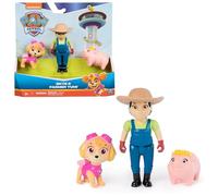 Paw Patrol Patrulla Canina - Pack Figura Skye, Granjera Yumi y Cerdito - Patrulla Canina Juguetes - 6070750 - Juguetes Niños 3 años + - Regalo Niño 3 años +
