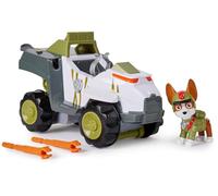 Paw Patrol Patrulla Canina - Pack Figura Tracker Jungle Pups y Vehículo Mono Lanza Proyectiles - Patrulla Canina Juguetes - Juguetes Niños 3 años + - Regalo Niño 3 años