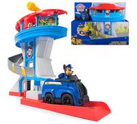 Paw Patrol Patrulla Canina - Pack Torre De Controlnpaw Patrol De 50 Cm, 2 Figuras De Chase + Coche Policía | Juguetes Patrulla Canina | Juguetes Niños 3 Años O Más | Regalos Niños 3 Años O Más
