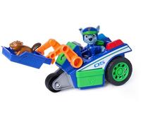 Paw Patrol Patrulla Canina - Pack Vehículo de Reciclaje y Rescate Search & Rescue + Figura de Rocky y Ardilla - Patrulla Canina Juguetes, Regalo Niño 3 años +, Juguetes Niños 3 años