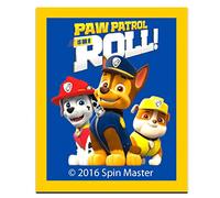 Paw Patrol Patrulla Canina 'Paw Patrol Is On A Roll' - Parches Termoadhesivos Bordados Aplique Para Ropa, Tamaño: 5,2 x 6,3 cm