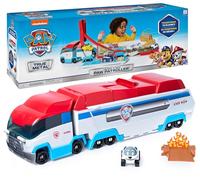 Paw Patrol Patrulla Canina Paw Patroller Lanzador Autobús Transportador | Autobús Paw Patroller transformable 2 en 1 con lanzador, pista y coche True Metal para niños desde 3 años.