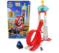 Paw Patrol Patrulla Canina Super Loop con Chase y Vehículo Rescue Wheels | Torre Super Loop con luces y sonidos, vehículo Rescue Wheels y figura Chase. Lanza el coche en un looping. +3 años.