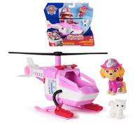 Paw Patrol - Patrulla Canina - Vehículo Figura Stella Fire Rescue Mission Bomberos - Coche Figura Coleccionable - Cesta de Gatito - Patrulla Canina de Juguete - Coche Infantil - Juguete Infantil de 3