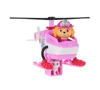 Paw Patrol - Patrulla Canina - Vehículo Figura Stella Fire Rescue Mission Bomberos - Coche Figura Coleccionable - Cesta de Gatito - Patrulla Canina de Juguete - Coche Infantil - Juguete Infantil de 3