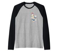 Paw Patrol Pawprint Stack With Classic Pals Camiseta Manga Raglan