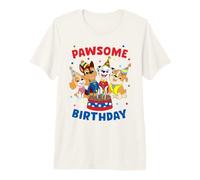 Paw Patrol Pawsome Birthday Cake Camiseta Premium