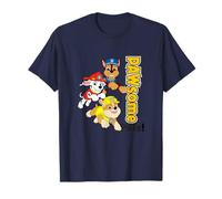 Paw Patrol Pawsome Pals Bold Vertical Text Design Camiseta