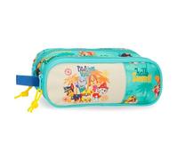 PAW PATROL Pawsome Vibes Estuche Doble, Azul, Poliéster